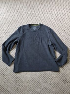 Cuddl Duds Women's Long Sleeve Crewneck Top - Charcoal